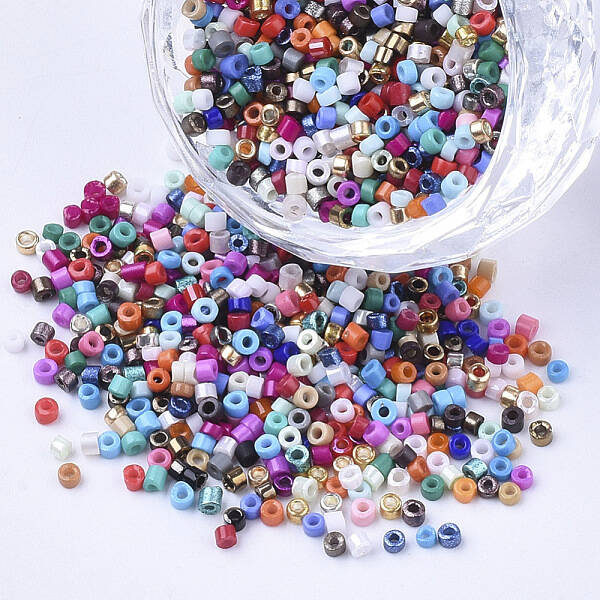 Glass Cylinder Beads