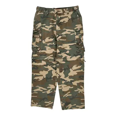 Nevada Cargo Cargo Trousers - 35? Waist Camo Cotton