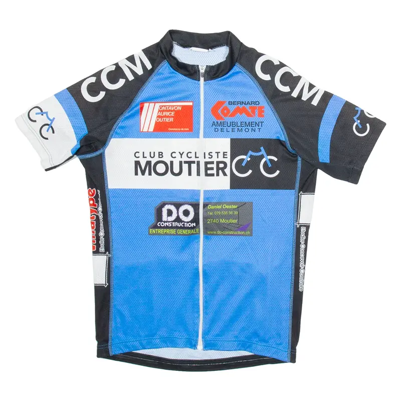 TZAMO Cycling Full Zip Mens Jersey Blue M