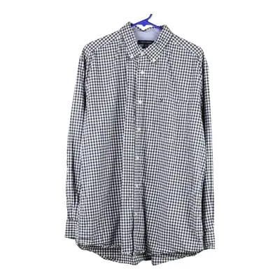 Tommy Hilfiger Checked Shirt - XL Blue Cotton