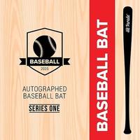 DIVISIONAL Beechwood Breaks and Hit Parade autographed baseball bat and 1 card