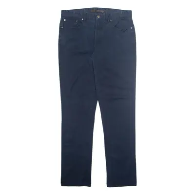 MICHAEL KORS Mens Trousers Blue Regular Straight W34 L34
