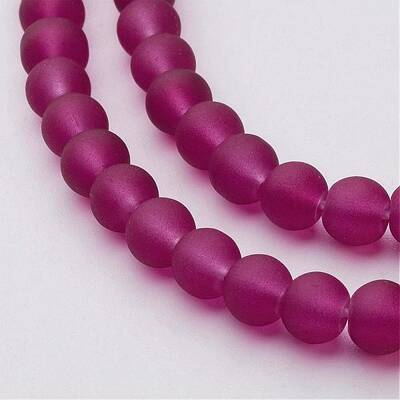 Transparent Glass Bead Strands