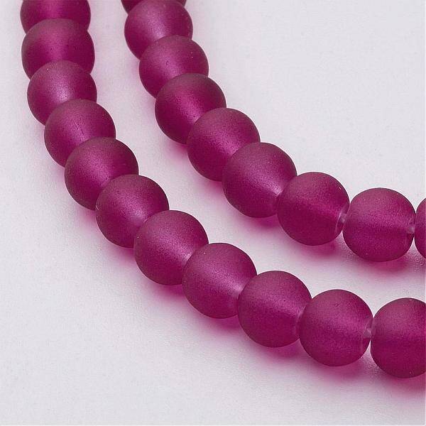 Transparent Glass Bead Strands