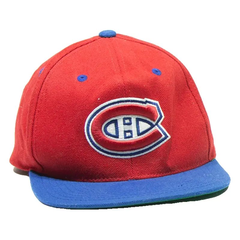 NHL Canadiens Mens Snapback Cap Red Wool L
