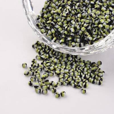 12/0 Opaque Colours Seep Glass Beads