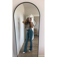 Sarah Distressed Medium Wash Flares