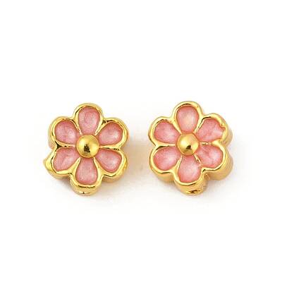 Brass Enamel Beads