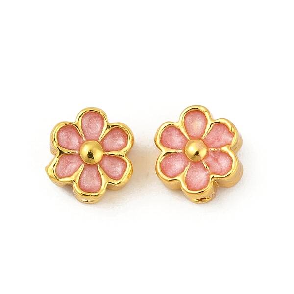 Brass Enamel Beads