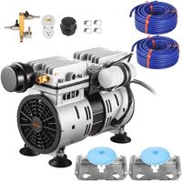 VEVOR Pond Aerator, 550W Power, 5.2CFM for Up to 3 Acre 50' Lake, Pond Aeration Kit Includes 3/4 HP Compressor & 2 100' Weigh...