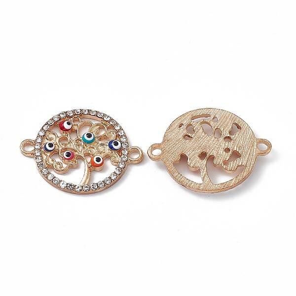 Alloy Crystal Rhinestones Connector Charms