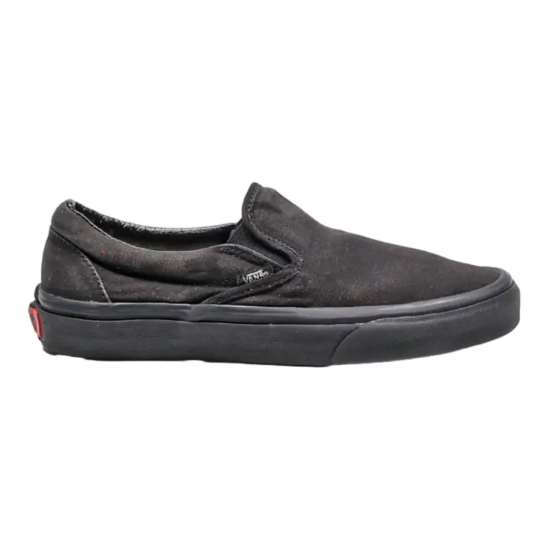 VANS Pump Shoes Black Canvas Mens UK 6