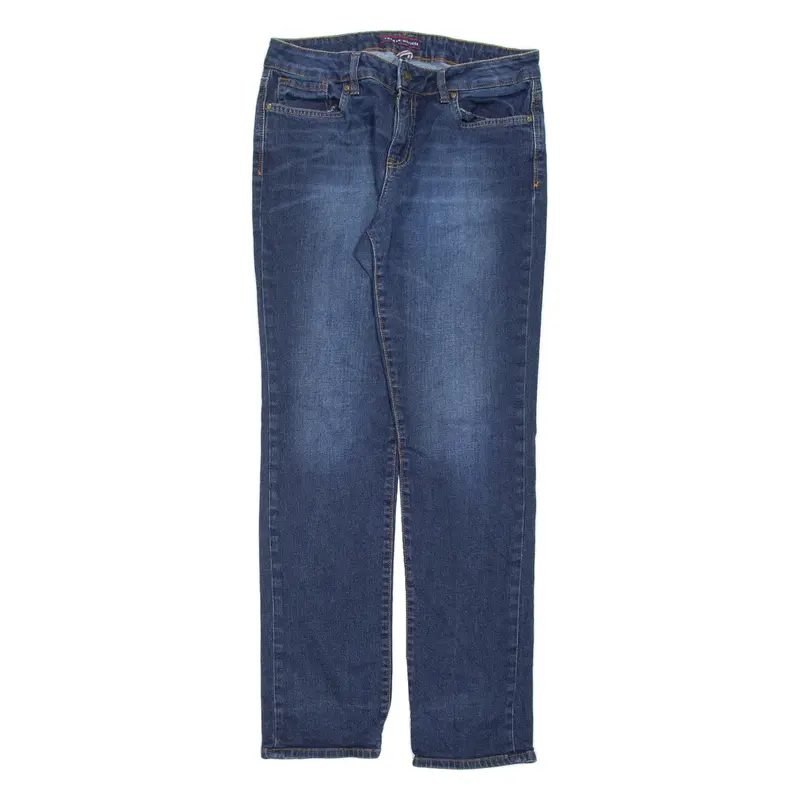 TOMMY JEANS Womens Jeans Blue Slim Straight Stone Wash W30 L31