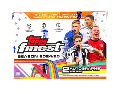 1 (ONE) Single Pack - 2024-25 Topps Finest UEFA UCC Soccer Hobby - Must be opened LIVE