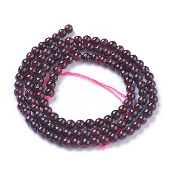 Natural Garnet Beads Strands