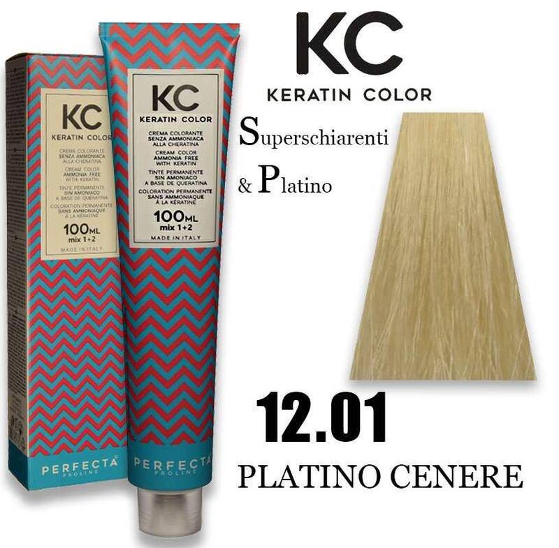 Crema Colorante Alla Cheratina Kc 100 Ml 12.01