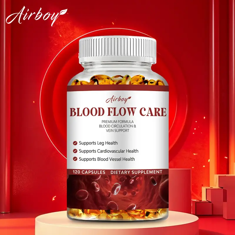 Blood circulation  containing niacin, L-arginine, ginger, cayenne pepper, hawthorn, diosmin, blood flow pills