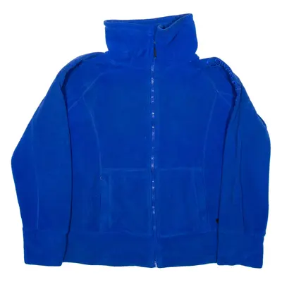 CALVIN KLEIN Mens Fleece Jacket Blue 2XL
