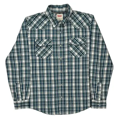 Levis Checked Shirt - Large Multicoloured Cotton Blend