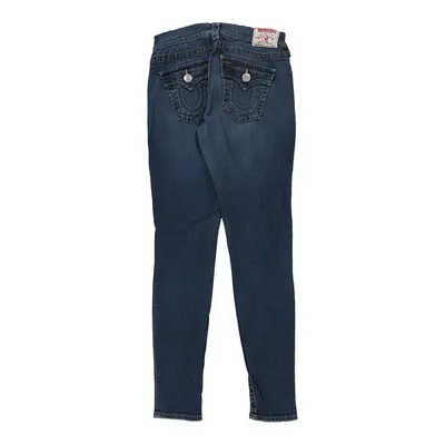 True Religion Skinny Jeans - 26W UK 4 Blue Cotton