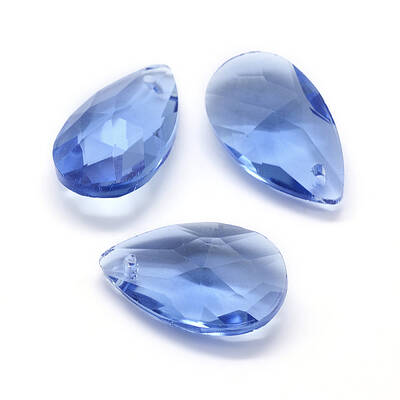 Faceted Glass Pendants