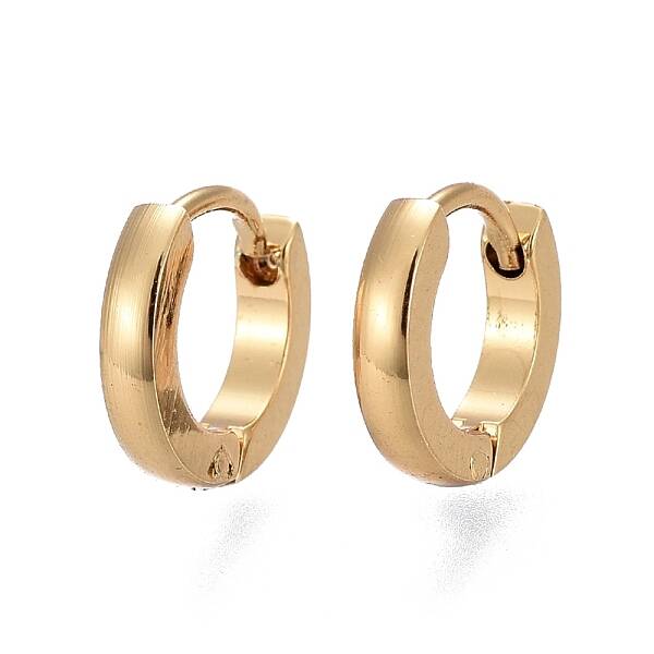 304 Stainless Steel Huggie Hoop Earrings