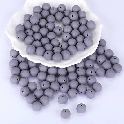 Round Silicone Focal Beads