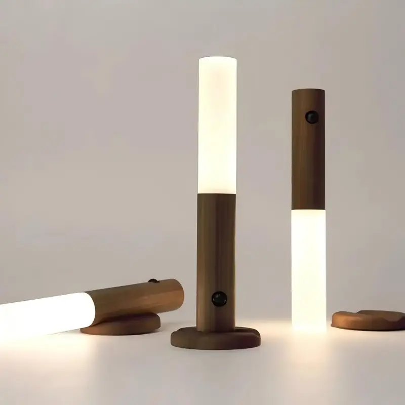 Rechargeable Smart Sensor Night Light, Motion-Sensor LED Night Light, Corridor Stairs Magnetic Wall Mounted Smart Induction L...