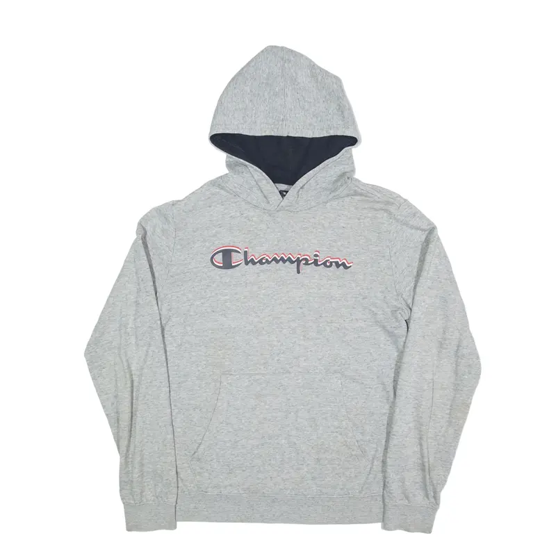 CHAMPION Hoodie Grey Pullover Boys 15-16 Years