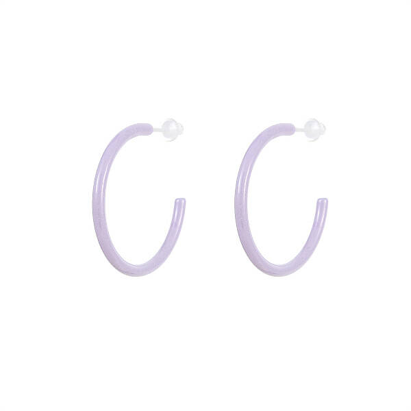 Porcelain Hoop Earrings for Women