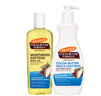 Palmer's Cocoa Butter Body Lotion and Body Oil Skin Care Bundle Moisturizing Body Care