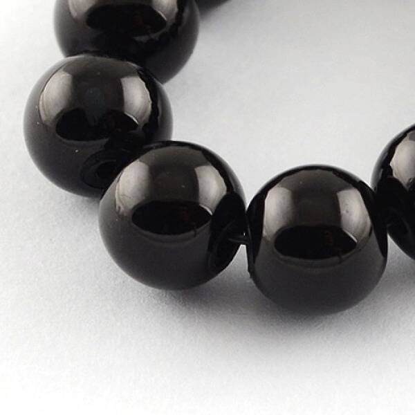Painted Glass Bead Strands