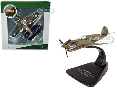 Curtiss P40 E Warhawk Fighter Plane Pilot: Robert Neale 1st Pursuit Squadron Kunming China (1944) Oxford Aviation Series 1/72...