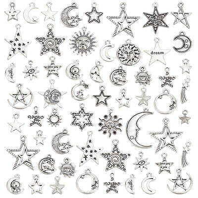 4 Sets 2 Style Tibetan Style Alloy Pendants