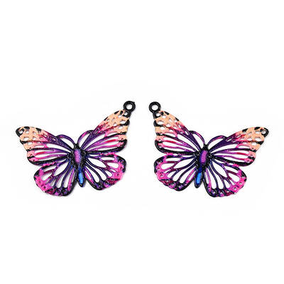 Spray Painted 430 Stainless Steel Pendants