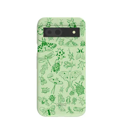 Sage Green Linear Entomology Google Pixel 8a Case