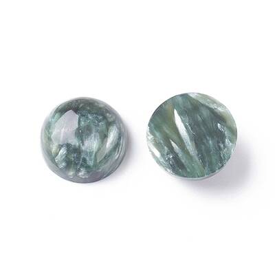 Natural Seraphinite Cabochons