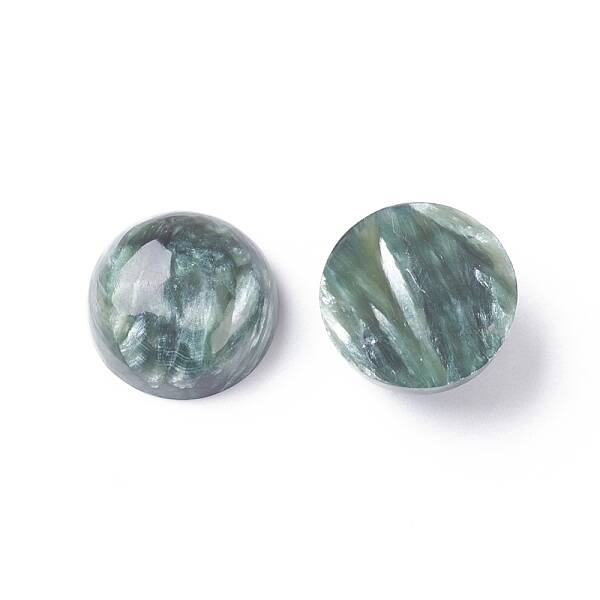 Natural Seraphinite Cabochons