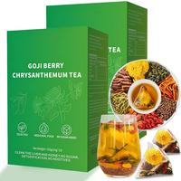 Goji Berry Chrysanthemum Tea for Liver Health, Dandelion Wolfberry Tea Bags, Chinese Health Herbal Tea, Include Cassia Seed, ...
