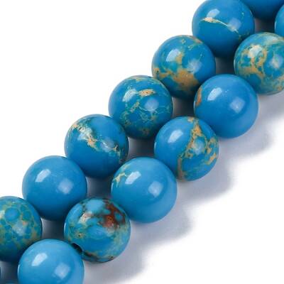Synthetic Imperial Jasper Beads Strands