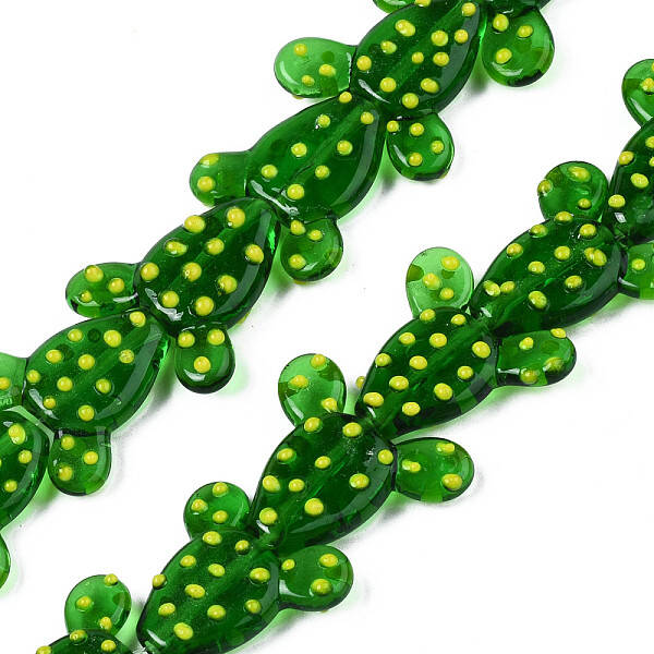 Handmade Bumpy Lampwork Beads Strands