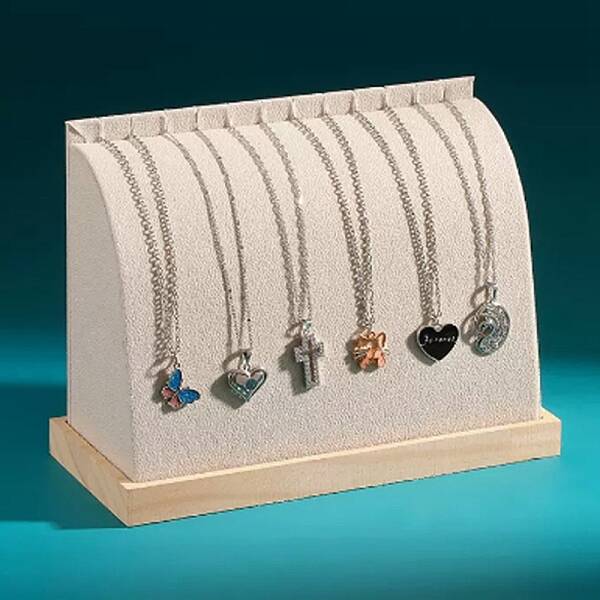Velvet Necklace Organizer Display Stands