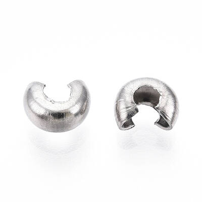 Non-Tarnish 304 Stainless Steel Crimp Beads Covers
