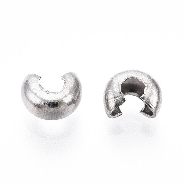 Non-Tarnish 304 Stainless Steel Crimp Beads Covers