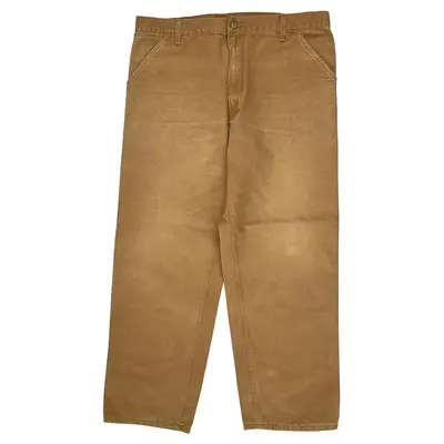 Carhartt Carpenter Trousers - 38? Waist Brown Cotton