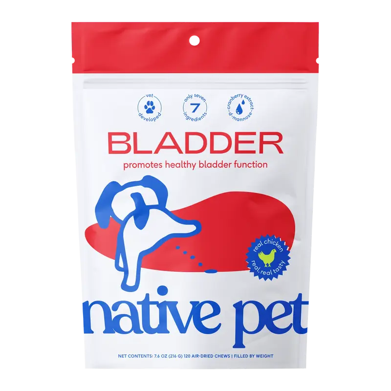 Native Pet Bladder Chews for Dogs | Air-Dried Chews Made with Real Chicken