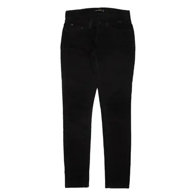 LEVI'S 524 Superlow Womens Jeans Black Slim Skinny W28 L31