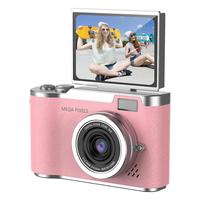 HD Digital Camera, 2.4 Inch Flip Over Display Screen Digital Compact Video Camera for School Photography, Outdoor Camera, Por...