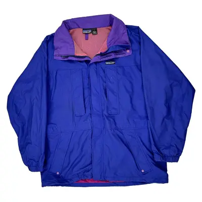 Patagonia Waterproof Jacket - Large Blue Nylon