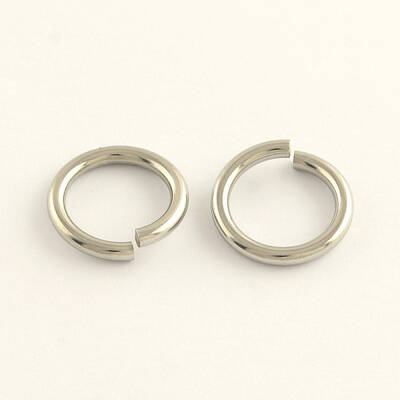 Non-Tarnish 304 Stainless Steel Open Jump Rings